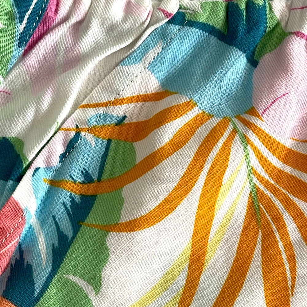 Hurley Tropical Print Beach Drawstring 2 Pocket High Waist Beach Shorts 2” - SML - Picture 7 of 7